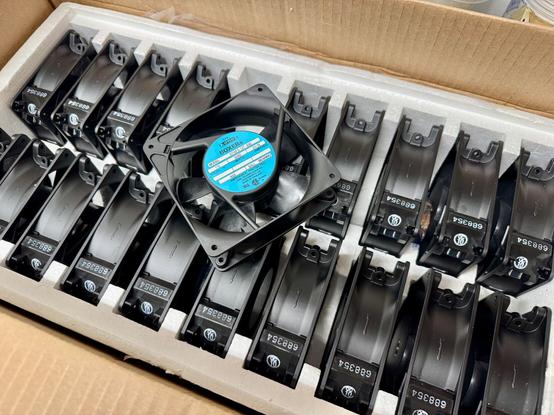20 new 5” muffin fans