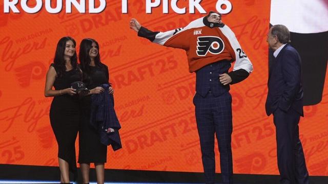 NHL draft: Philadelphia Flyers go big with Martone, Nesbitt
