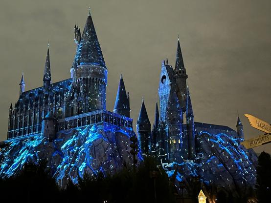 Hogwarts Castle at Universal Studios in Orlando, Florida. Picture by Happy Vegan Campers.