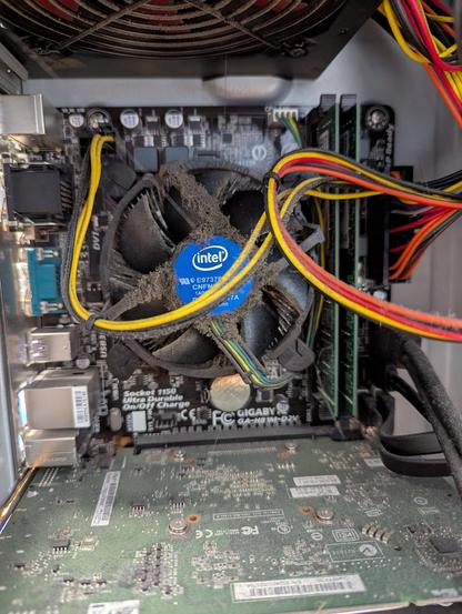 Another intel CPU cooler with kind of a breathing problem