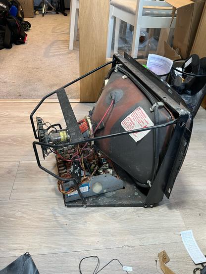 A CRT chasis and monitor