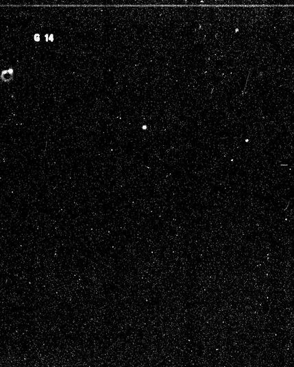 Scan des letzten, leeren Bildes auf einem Microfiche (2001 digitalisiert)