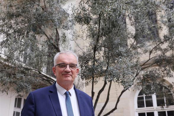 Philippe Delorme le 23 février 2023, à Paris. © Photo Olivier Lejeune / Le Parisien