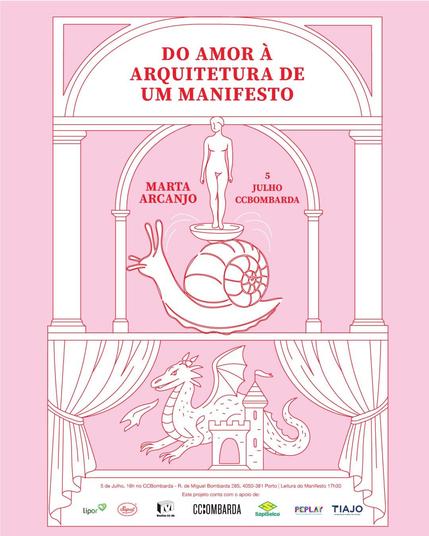 "De amor à arquitectura de um manifesto", instalação artística de Marta Arcanjo a decorrer este Sábado, dia 5 de Julho, no Centro Comercial Bombarda