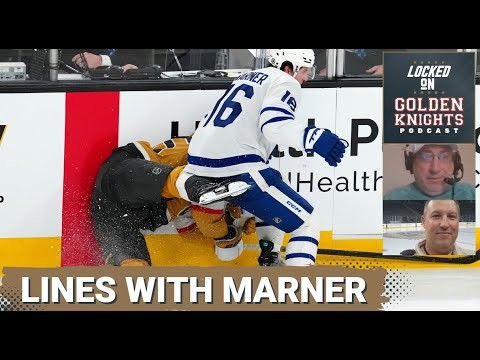 Vegas Golden Knights lines with Mitch Marner, is this the opening night roster?