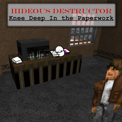 Stream Thumbnail: Hideous Destructor: Knee Deep in the Paperwork
Jester is Hijacking an office copy machine while a bystander watches.