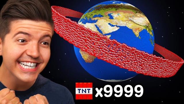 Minecraft, But TNT = World Size!