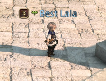 ffxiv screenshot: it depicts a lalafel player with the name 'best lala'