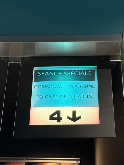 Séance Spéciale 
Commown - Pour une poignée de Gigabits