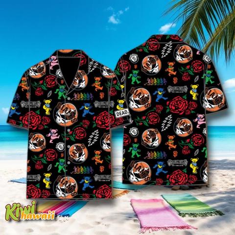 Groovy Giants: Unveiling the 2025 Grateful Dead Night Hawaiian Shirt