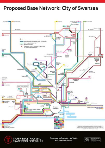 Proposed bus services in Swansea