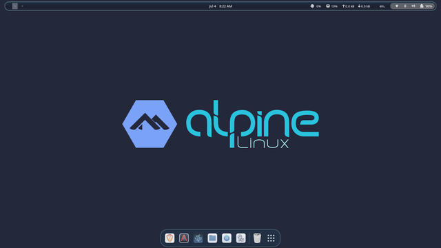 Gnome desktop customized with a Nord-ish theme