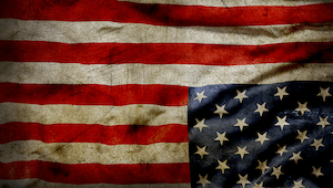 upside down flag