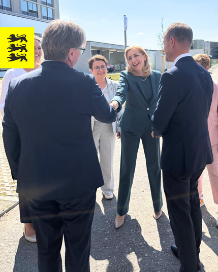 Besuch Klinikums in Göppingen von Bundesgesundheitsministerin Nina Warken und Gesundheitsminister Manne Lucha.