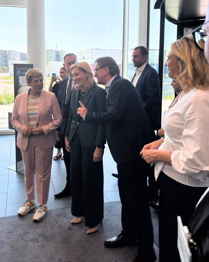 Besuch Klinikums in Göppingen von Bundesgesundheitsministerin Nina Warken und Gesundheitsminister Manne Lucha.