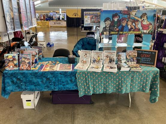Table P2! Buy my stuff! I’ll be your friend!