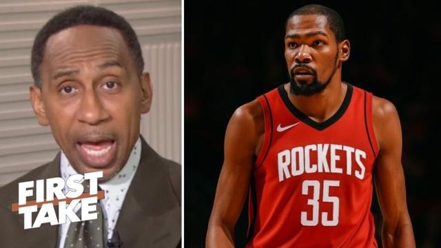 FIRST TAKE | Stephen A. claims Kevin Durant to Houston Rockets is biggest bombshell of NBA offseason