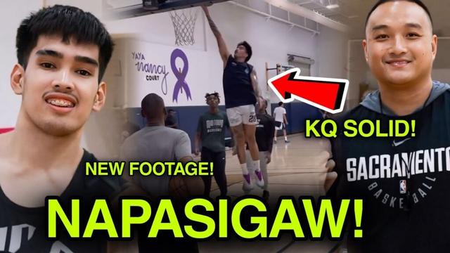 NAPASIGAW SI COACH! Solid ang first DAY ni KQ sa Sacramento! Nag-HALIMAW! NEW VIDEO FOOTAGE!