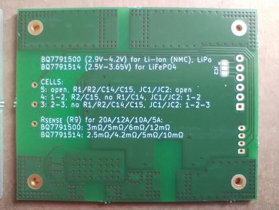 back of my BMS board. it has instructions for the configuration parameters.