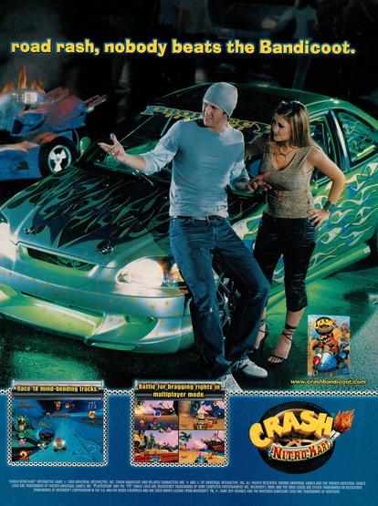 Crash Nitro Kart Magazine Ad (2003)
