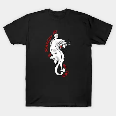 Scaredy Cat Tattoo Panther Tee