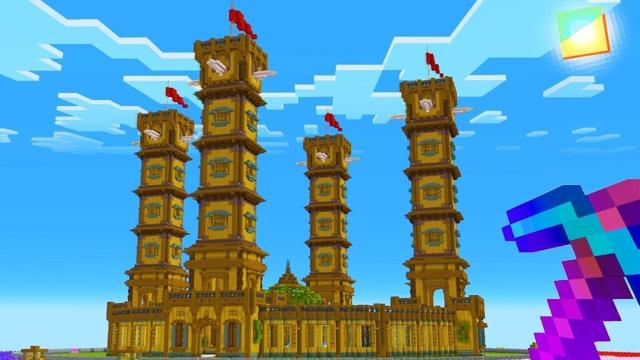 Ik Bouw VIER GIGANTISCHE TORENS In Minecraft Survival!
