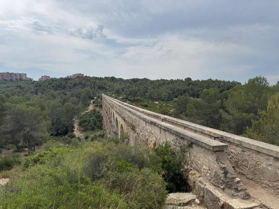 It has a maximum height of 27 metres (89 ft) and a length of 249 metres (817 ft), including the ends where the specus (water channel) runs atop a wall.