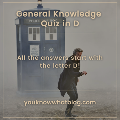 General Knowledge Quiz in D promotion post by youknnowwhatblog