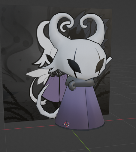 Akari's Vessel design from a Picrew character creator turned into a 3d model.