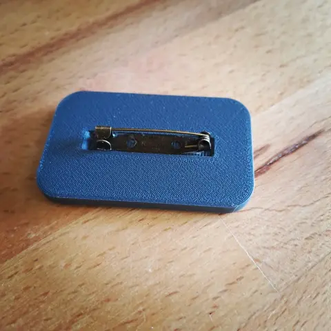 Dos du badge