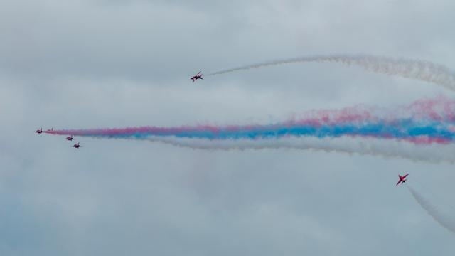 Red Arrows at Wales Airshow 2025 - Day 1 (Image: Wales Airshow)
