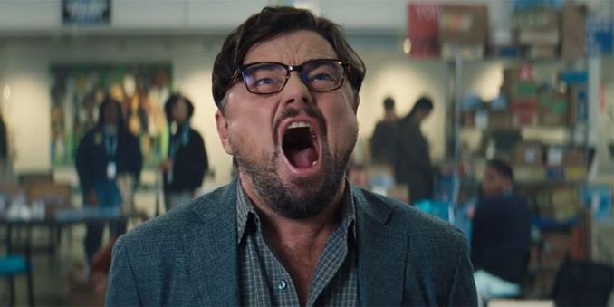Trailer for the film "Don't Look Up" showing Leonardo DiCaprio screaming into the void.