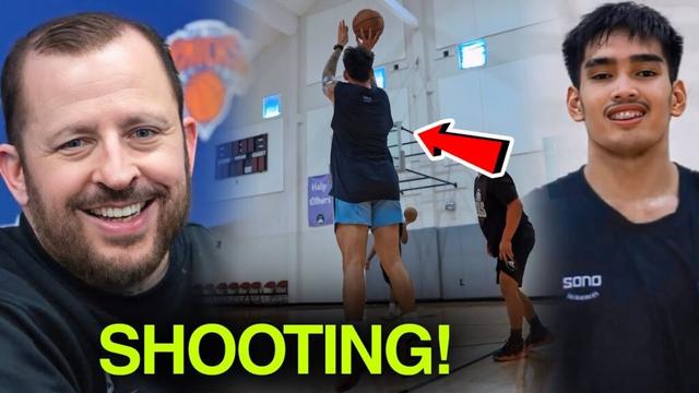 KINUHA NG NEW YORK KNICKS ang isang Asian player! at Kevin Quiambao GRIND! matalas na SHOOTING!