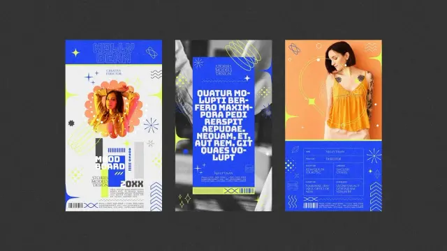 Social Media Instagram Stories Template by RedGiant for Adobe InDesign