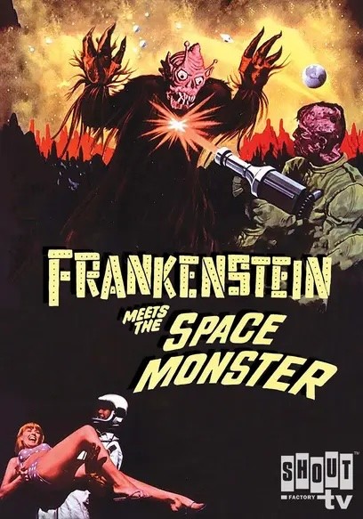 Movie poster for Frankenstein Meets the Space Monster