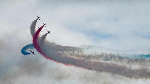 Red Arrows at Wales Airshow 2025 - Day 2