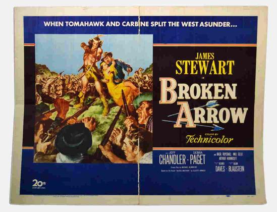 Broken Arrow is a 1950 American revisionist Western film directed by Delmer Daves and starring James Stewart, Jeff Chandler, and Debra Paget.