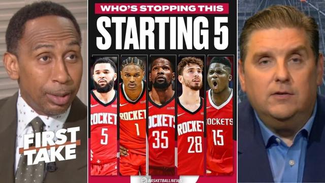 FIRST TAKE | "Rockets are a strong contender with KD" - Stephen A.: HOU will win title next season