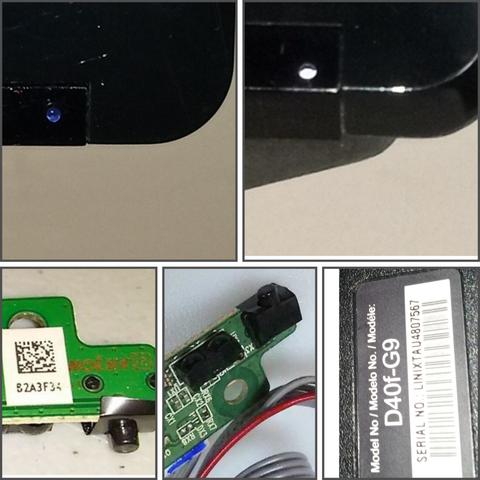 Visio TV model D40f-G9 suspected of housing a spy camera