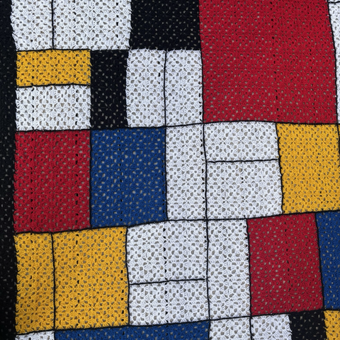 Hekleteppe detalj