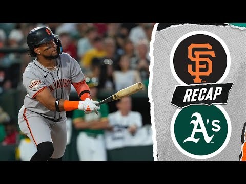 Giants vs. A's Game Highlights (7/6/25) | MLB Highlights