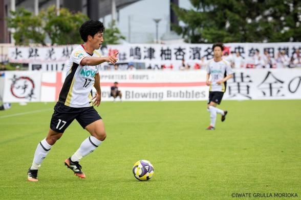 JFL第15節ティアモ枚方戦　岡﨑大志郎選手コメント　“三刀流”選手が加入後初ゴール「実は1人目なんですよ」【いわてグルージャ盛岡】 : Iwate Football Freaks