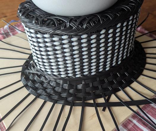 Outer hat weaving