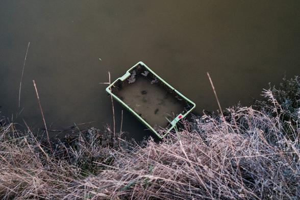 Marais salants de guerande, caisse plastique
