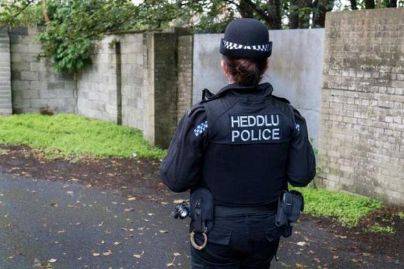 Dyfed Powys Police officer in Llanelli