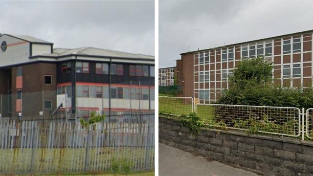 Bishop Vaughan school and the former Daniel James school