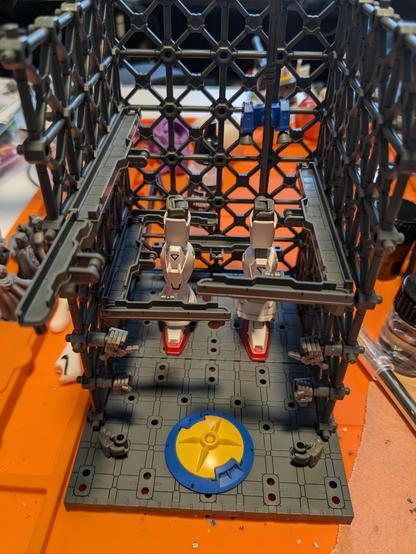 Half of the HG Shenlong in a customize scene base