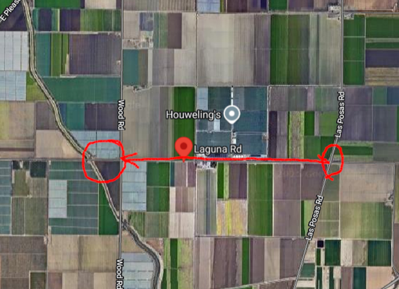 Laguna Road incident location
