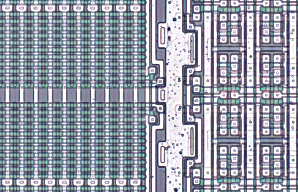 Visual comparison of memory density