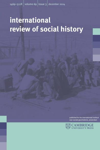 Cover of Issue 3 of Volume 69 of the International Review of Social History, corresponding to the issue of December 2024